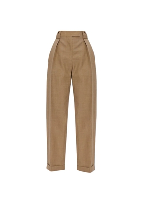 Versace pleated cuff trousers - Neutrals