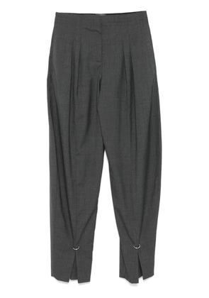Mugler pierced tailored trousers - Grey