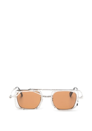 Kuboraum geometric frame sunglasses - Silver