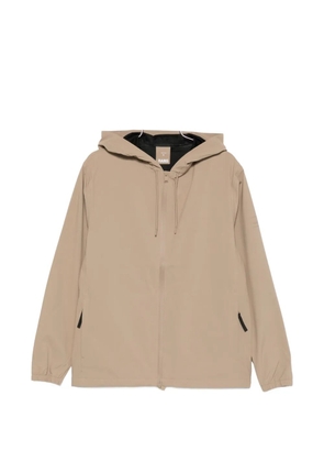 Rains Suva zip-up hooded jacket - Neutrals