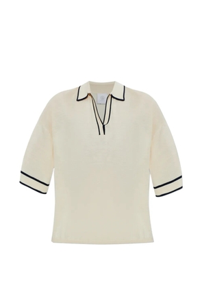 BOGNER Paris piped top - Neutrals