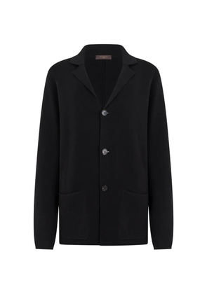 Zanone button-up cardigan - Black