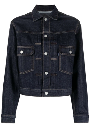 Levi's logo-buttons denim jacket - Blue