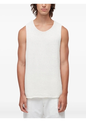 Osklen Regata textured knit vest - White