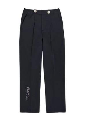 Malbon Golf Oliver embroidered trousers - Black