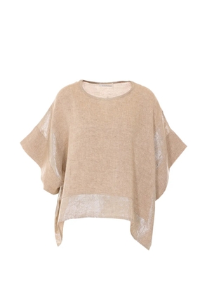 Maurizio Pecoraro oversized top - Neutrals