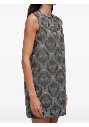 Osklen Imperial jacquard dress - Grey