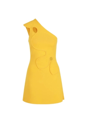 Cult Gaia one-shoulder cutout mini dress - Yellow