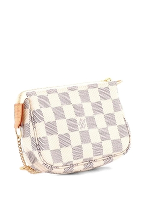 Louis Vuitton Pre-Owned Pochette Accessoires Damier Mini clutch bag - White