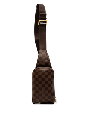 Louis Vuitton Pre-Owned 2008 Damier Ebene Geronimos crossbody bag - Brown