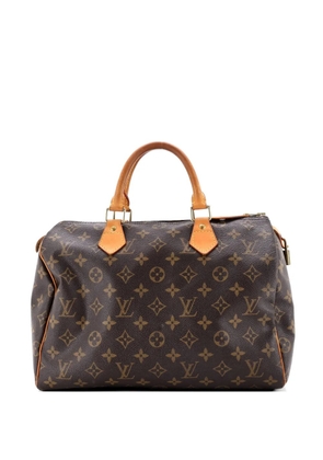 Louis Vuitton Pre-Owned Speedy Handbag Monogram Canvas 30 satchel - Brown
