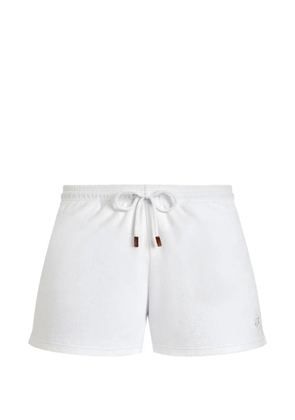 Vilebrequin terry embroidered shorts - White