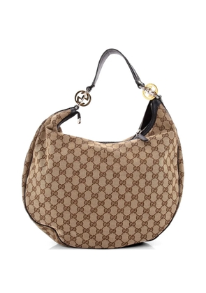 Gucci Pre-Owned Twins GG Canvas Large hobo bag - Brown
