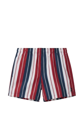 Ron Dorff striped swim shorts - Red