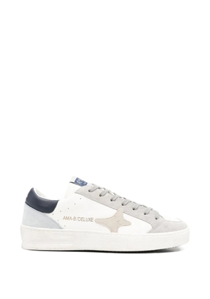 Ama Brand B/Deluxe star-appliqué sneakers - White