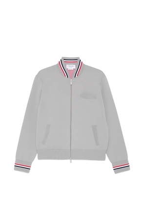 Thom Browne striped bomber jacket - Grey