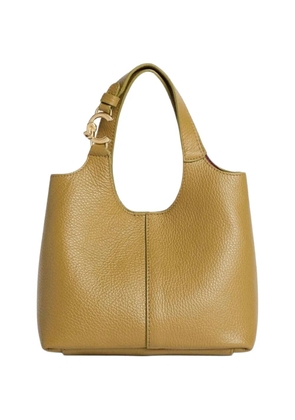 Coccinelle small C-Easy press-stud-fastening tote bag - Green