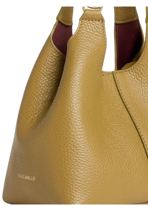 Coccinelle small C-Easy press-stud-fastening tote bag - Green