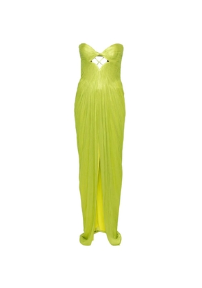 Maria Lucia Hohan Stephanie cut-out strapless dress - Green