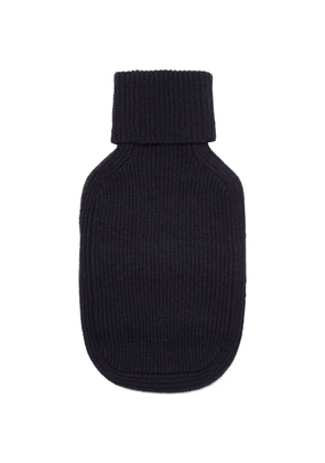 N.Peal cashmere hot water bottle cover - Blue