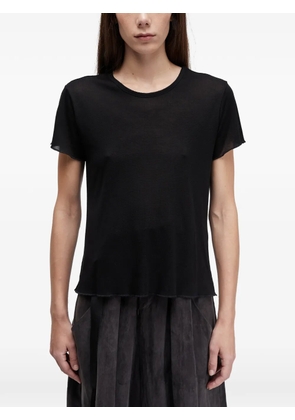 Osklen raw-hem T-shirt - Black