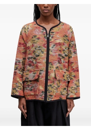 Osklen patterned jacket - Orange