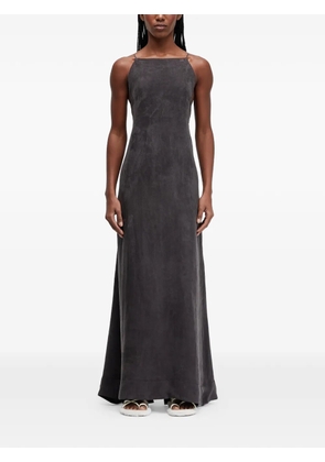 Osklen straps maxi dress - Grey