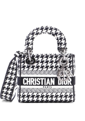 Christian Dior Pre-Owned Lady D-Lite Bag Embroidered Canvas Mini satchel - Black
