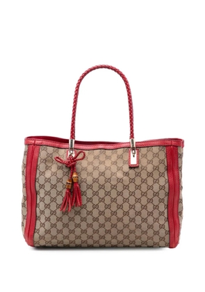 Gucci Pre-Owned 2016-2026 Medium GG Canvas Bella tote bag - Brown