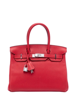 Hermès Pre-Owned 2012 Clemence Birkin Retourne 30 handbag - Red