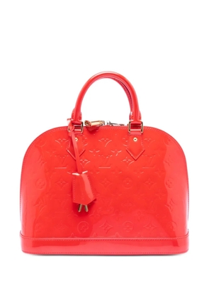 Louis Vuitton Pre-Owned 2012 Monogram Vernis Alma PM satchel - Orange
