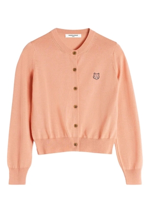 Maison Kitsuné merino cardigan - Pink
