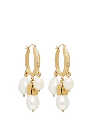 ERDEM pearl hoop earring - Gold