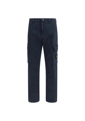 Stone Island Compass-badge cargo trousers - Blue