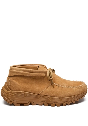 Suicoke fringed suede trainers - Neutrals