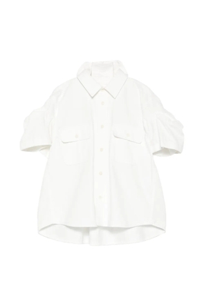 sacai chest-pockets short-sleeve shirt - Neutrals