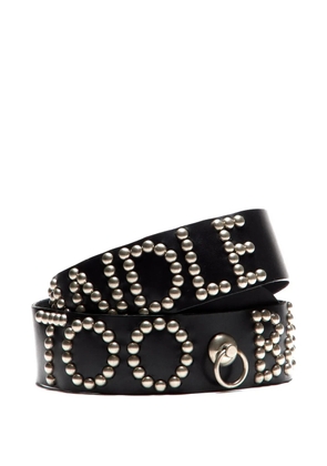 Doublet studded-embellishment belt - Black