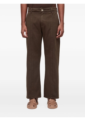 Osklen tailored flare trousers - Brown