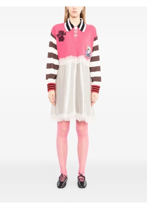 Chopova Lowena contrasting collar dress - Pink