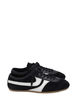 Dries Van Noten Pre-Owned lace-up suede sneakers - Black