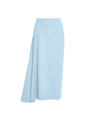 ERDEM draped midi skirt - Blue