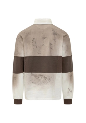 WOC striped polo shirt - Neutrals