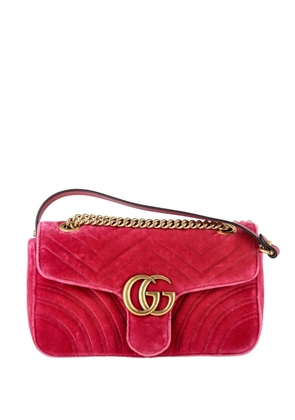 Gucci Pre-Owned mini GG Marmont Matelassé shoulder bag - Pink