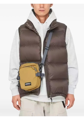 Gramicci mini logo-label messenger bag - Brown