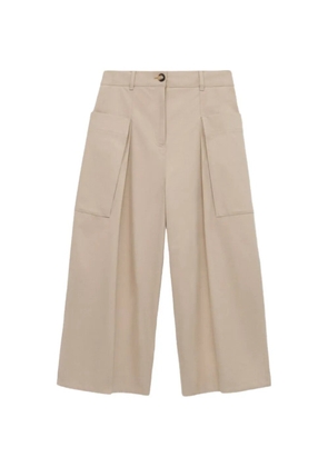 LOEWE patch-pocket trousers - Neutrals