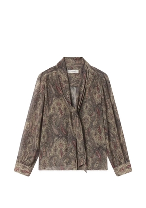 FRAME paisley silk blouse - Neutrals