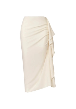 Fabiana Filippi fringe midi skirt - Neutrals