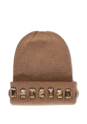 Melrose High relic embellished beanie - Neutrals
