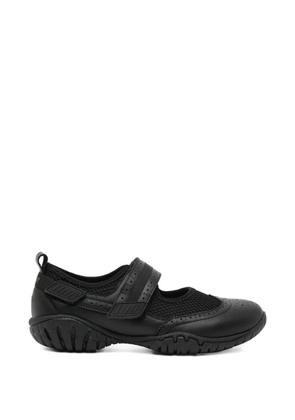 COTEMP perforated strap ballet flats - Black