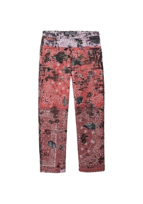 Paris Laundry paisley print jeans - Red